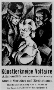 Cabarait Voltaire-Plakat